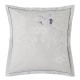 Le Jacquard Français - Taie d'oreiller carrée en percale de coton 118 fils/cm² Envol Crépuscule