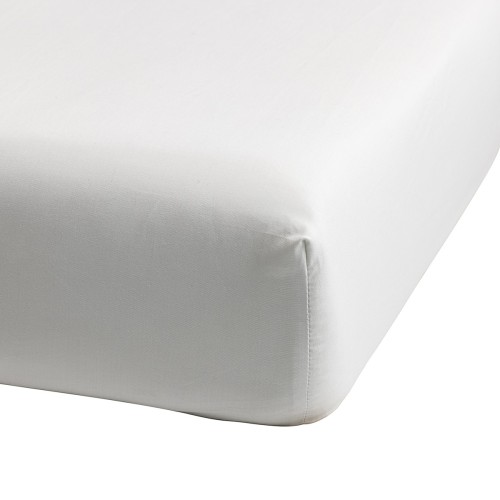 Le Jacquard Français - Drap housse uni en percale de coton 118 fils/cm² Envol Crépuscule