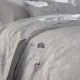 Le Jacquard Français - Housse de couette imprimée en percale de coton 118 fils/cm² Envol Crépuscule