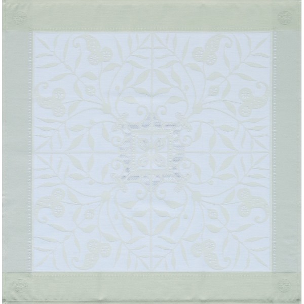 Serviettes de table Venezia Ivoire Le Jacquard Français