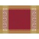 Sets de table pur coton antitache jacquard Alexandria Rubis, Garnier-Thiébaut