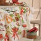 Nappe imprimé métis lin et coton lavé piments doux Caliente, Garnier-Thiébaut