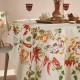 Petit carré déco imprimé métis lin et coton lavé Piments doux Caliente 115x115, Garnier-Thiébaut