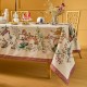 Nappe imprimé métis lin/coton lavé Théières Rouille, Garnier-Thiébaut 
