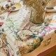 Nappe imprimé métis lin/coton lavé Théières Rouille, Garnier-Thiébaut 
