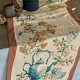 Chemin de table imprimé métis lin/coton lavé Théières Rouille, Garnier-Thiébaut