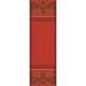 Chemin de table jacquard coton antitache Casse noisettes Rouge festif, Garnier-Thiébaut