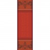 Chemin de table jacquard coton antitache Casse noisettes Rouge festif, Garnier-Thiébaut