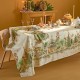 Nappes imprimé métis lin et coton lavé Noel vintage Doré, Garnier-Thiébaut