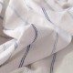 Serviettes de table jacquard coton peigné lavé Rimini Blu, Garnier-Thiébaut