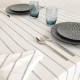 Nappe pur coton peigné lavé Rimini Nero, Garnier-Thiébaut 
