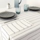 Nappe pur coton peigné lavé Rimini Nero, Garnier-Thiébaut 