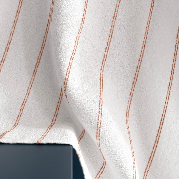 Torchons de table jacquard coton peigné lavé Rimini Terracotta, Garnier-Thiébaut 