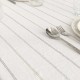 Nappe jacquard coton peigné lavé Rimini Verde, Garnier-Thiébaut 