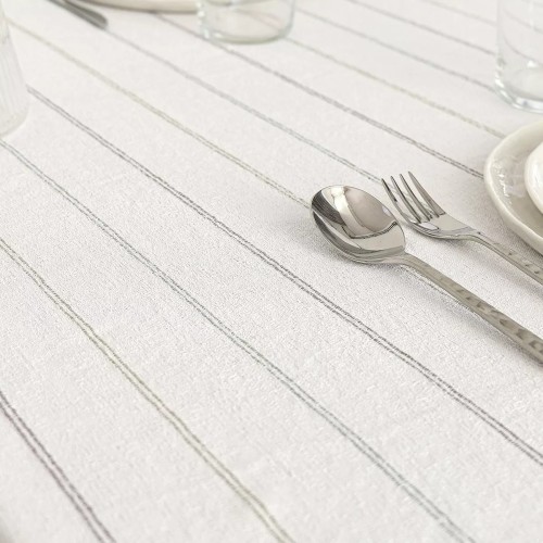 Nappe jacquard coton peigné lavé Rimini Verde, Garnier-Thiébaut