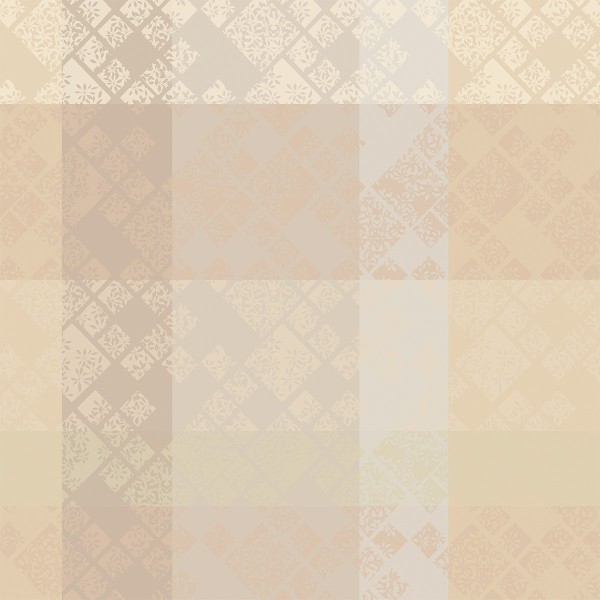 Nappes au mètre coton jacquard Mille Pistils Naturel en 160cm, Garnier-Thiébaut
