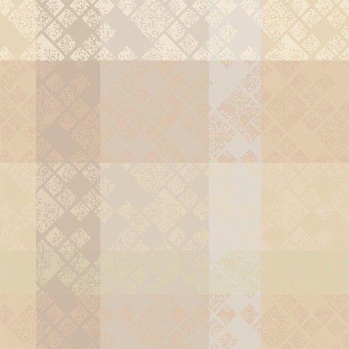 Nappes au mètre coton jacquard Mille Pistils Naturel en 160cm, Garnier-Thiébaut