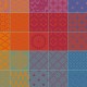 Serviettes de table coton jacquard Mille Hana Floralies, Garnier-Thiébaut