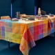 Nappe enduite sur mesure Mille Hana Floralies, laize 180cm, Garnier-Thiébaut