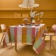Petit Carré déco coton jacquard Mille Halos Prunus, Garnier Thiébaut
