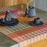 Chemin de table coton jacquard Mille Halos Prunus, Garnier-Thiébaut