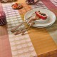 Chemin de table coton jacquard Mille Halos Prunus, Garnier-Thiébaut