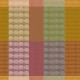 Serviettes de table coton jacquard Mille Halos Prunus, Garnier-Thiébaut