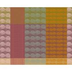 Set de table coton jacquard Mille Halos Prunus, Garnier-Thiébaut