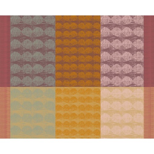 Set de table coton jacquard Mille Halos Prunus, Garnier-Thiébaut
