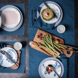 Set de table enduit Végétal Mood Myrtille, Le Jacquard Français