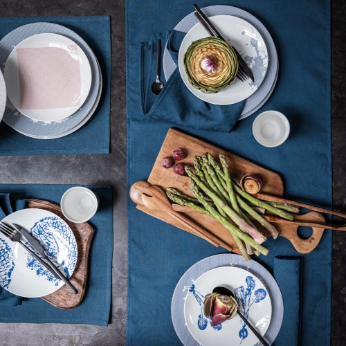 Set de table enduit Végétal Mood Myrtille, Le Jacquard Français