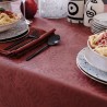 Nappe jacquard coton Végétal Mood Goji, Le Jacquard Français