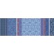 Nappe enduite sur mesure Gipsy Azur, laize 180cm, Le Jacquard Français