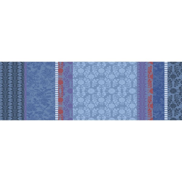 Tissu enduit Gipsy Azur, laize 180cm, Le Jacquard Français