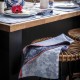 Torchons de cuisine Gipsy Azur, Le Jacquard Français (par 4)