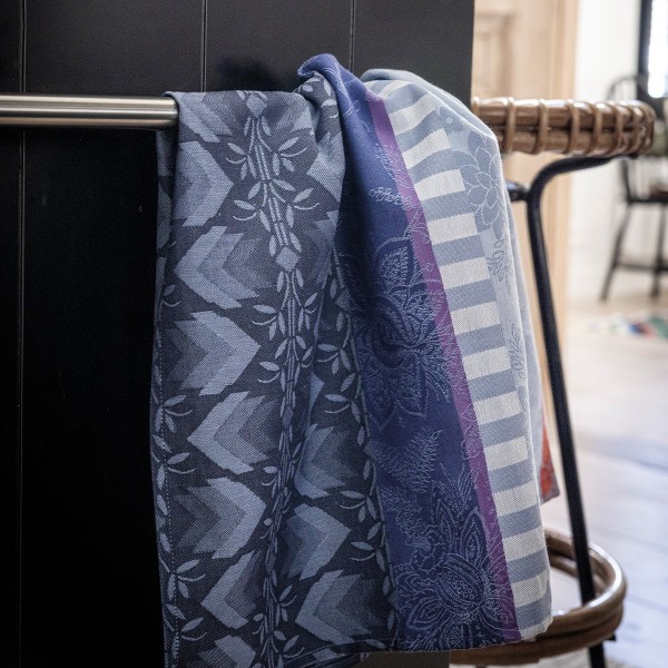 Torchons de cuisine Gipsy Azur, Le Jacquard Français