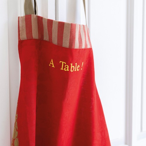 Tablier de cuisine Gipsy Rubis, Le Jacquard Français