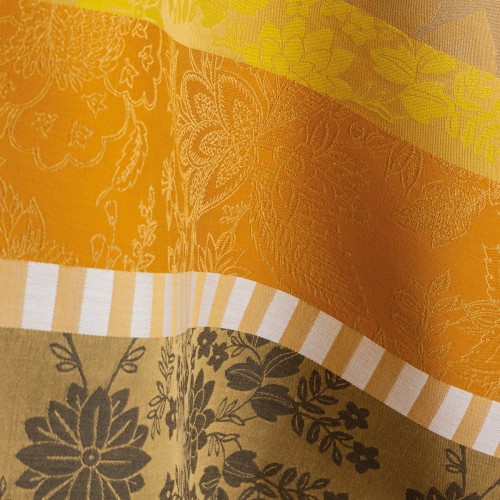 Nappe enduite sur mesure Gipsy Désert, laize 180cm, Le Jacquard Français