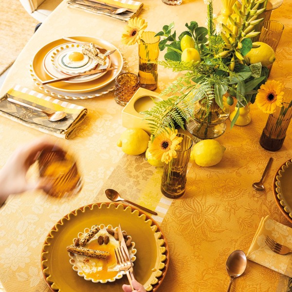 Serviettes de table Gipsy Désert, Le Jacquard Français 