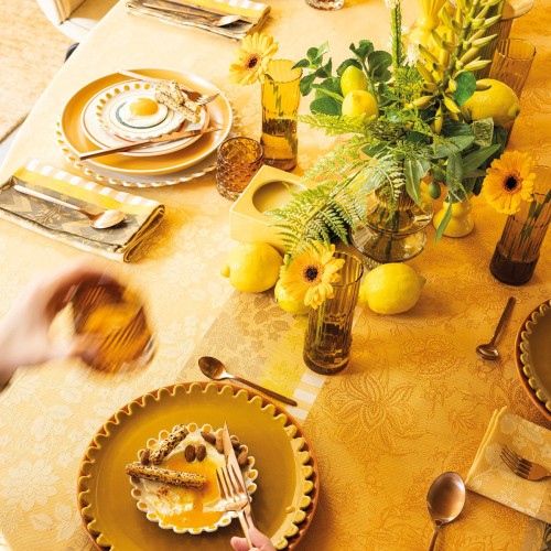 Serviettes de table Gipsy Désert, Le Jacquard Français 