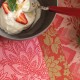 Chemin de table jacquard coton Gipsy Rubis, Le Jacquard Français