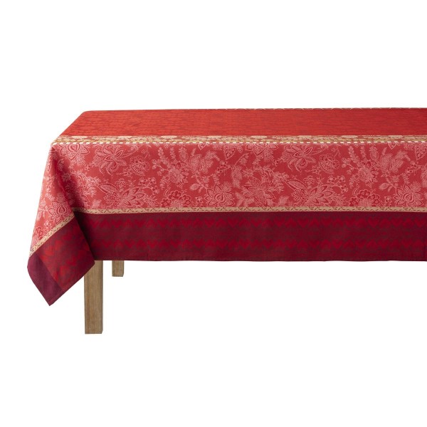 Tissu enduit Gipsy Rubis, laize 180cm, Le Jacquard Français