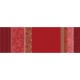 Tissu enduit Gipsy Rubis, laize 180cm, Le Jacquard Français