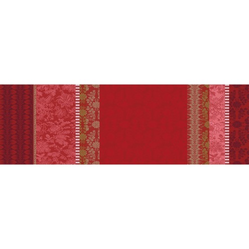 Tissu enduit Gipsy Rubis, laize 180cm, Le Jacquard Français