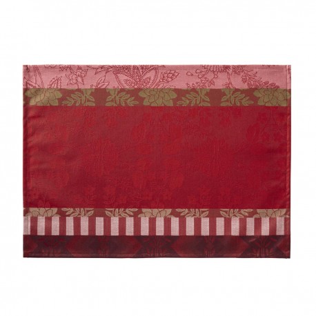 Set de table enduits Gipsy Rubis, Le Jacquard Français 
