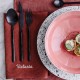 Serviettes de table Végétal Mood Goji, Le Jacquard Français