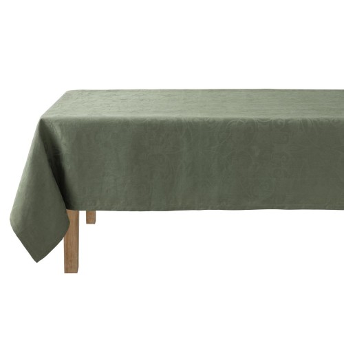 Nappe Tivoli Verveine jacquard pur lin, Le Jacquard Français