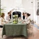 Nappe Tivoli Verveine jacquard pur lin, Le Jacquard Français