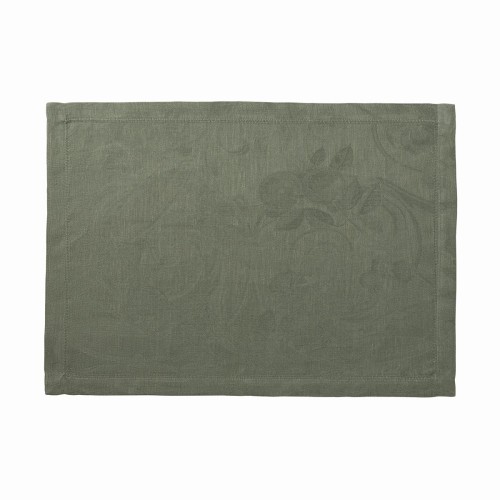 Sets de table jacquard pur lin Tivoli verveine, Le Jacquard Français