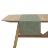 Chemin de table jacquard pur lin Tivoli Verveine, Le Jacquard Français